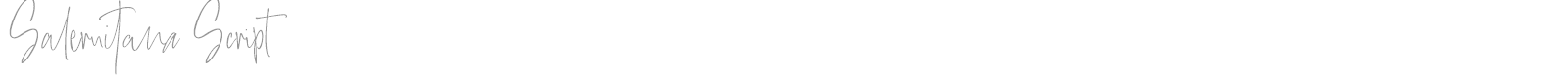 Salernitana Script font preview